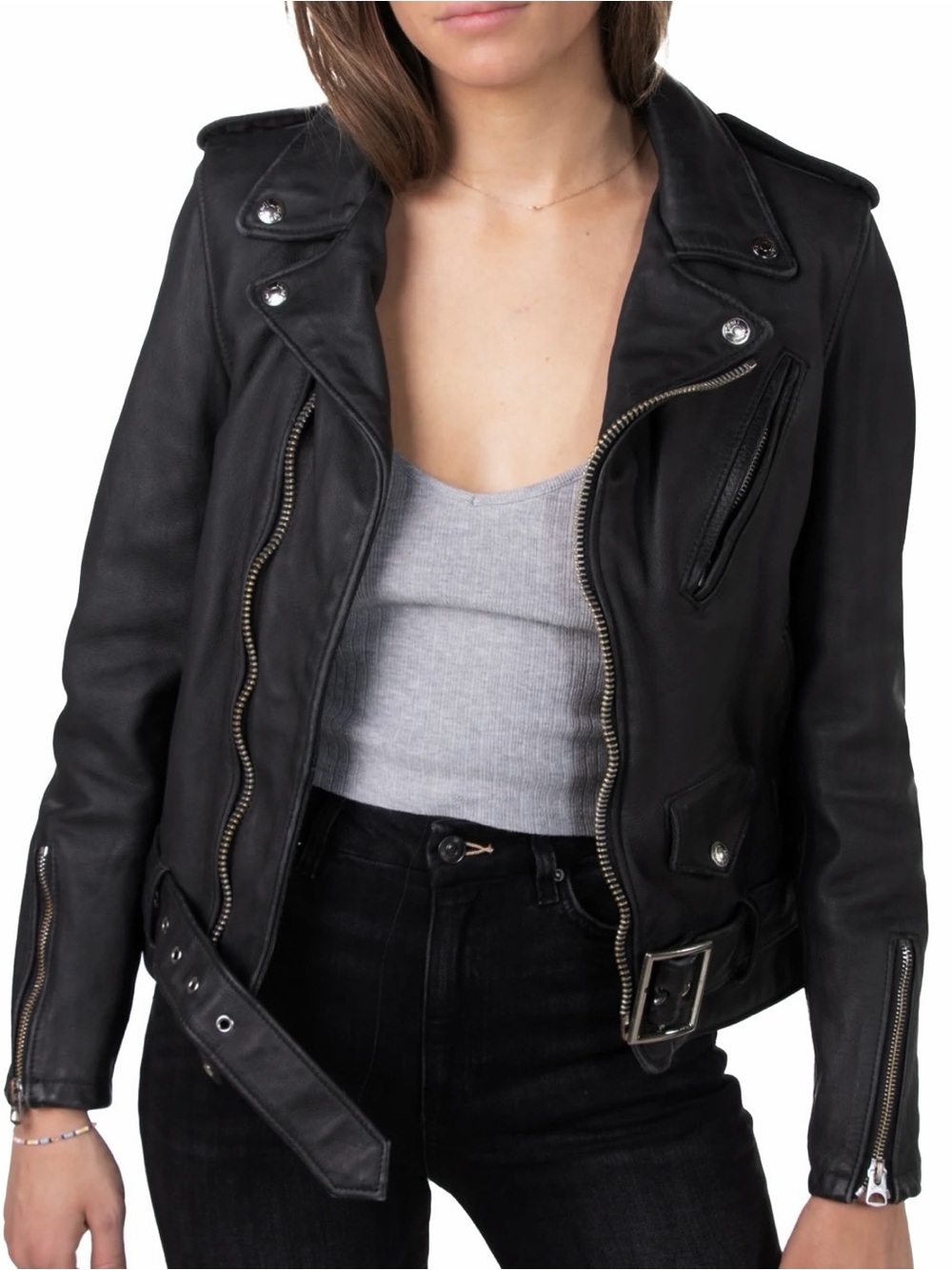 Schott NYC 626VNW Vintaged Cowhide Motorcycle Jacket